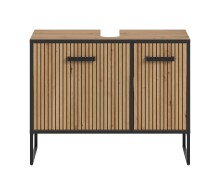 Waschbeckenunterschrank >Bagno< in Artisan Eiche...