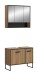 Badezimmer-Set >Bagno< in Artisan Eiche Nachbildung - 80x192x36cm (BxHxT)