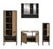 Badezimmer-Set >Bagno< in Artisan Eiche Nachbildung - 199x192x36cm (BxHxT)