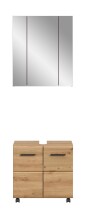 Badezimmer-Set >Ice< in Artisan Eiche Nachbildung -...