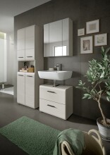 Waschbeckenunterschrank >Ice< in Kaschmir - 60x55x30cm (BxHxT)