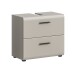 Waschbeckenunterschrank >Ice< in Kaschmir - 60x55x30cm (BxHxT)