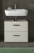 Waschbeckenunterschrank >Ice< in Kaschmir - 60x55x30cm (BxHxT)