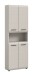 Hochschrank >Ice< in Kaschmir - 60x185x30cm (BxHxT)