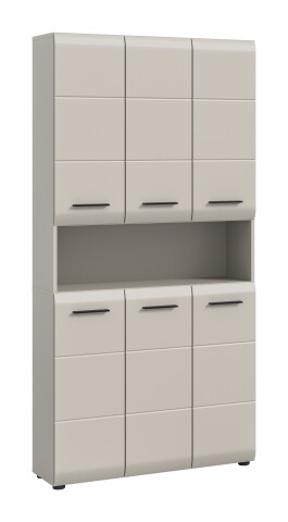 Hochschrank >Ice< in Kaschmir - 90x185x30cm (BxHxT)