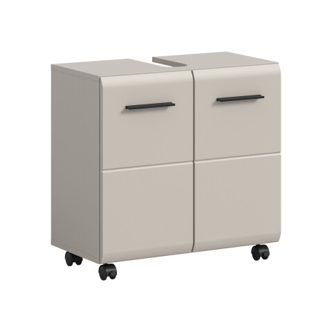 Waschbeckenunterschrank >Ice< in Kaschmir - 60x58x30cm (BxHxT)