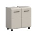 Waschbeckenunterschrank >Ice< in Kaschmir - 60x58x30cm (BxHxT)