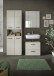 Badezimmer-Set >Ice< in Kaschmir - 135x185x30cm (BxHxT)