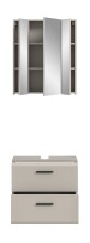 Badezimmer-Set >Ice< in Kaschmir - 60x185x30cm (BxHxT)