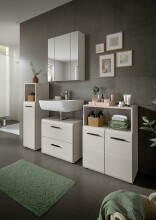 Badezimmer-Set >Ice< in Kaschmir - 60x185x30cm (BxHxT)