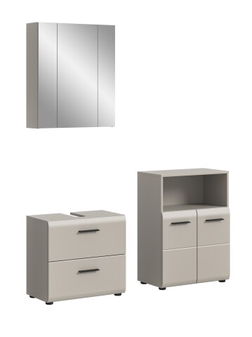Badezimmer-Set >Ice< in Kaschmir - 135x185x30cm (BxHxT)