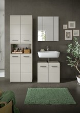 Badezimmer-Set >Ice< in Kaschmir - 135x185x30cm (BxHxT)