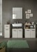 Badezimmer-Set >Ice< in Kaschmir - 180x185x30cm (BxHxT)