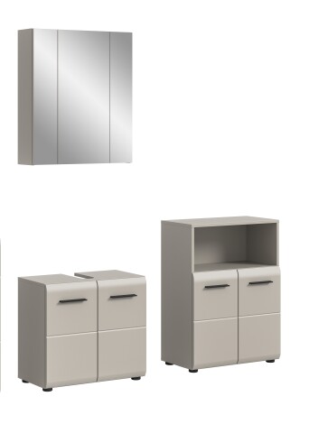 Badezimmer-Set >Ice< in Kaschmir - 135x185x30cm (BxHxT)