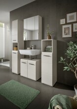 Badezimmer-Set >Ice< in Kaschmir - 150x185x30cm (BxHxT)