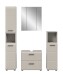 Badezimmer-Set >Ice< in Kaschmir - 150x185x30cm (BxHxT)