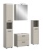 Badezimmer-Set >Ice< in Kaschmir - 150x185x30cm (BxHxT)