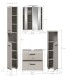 Badezimmer-Set >Ice< in Kaschmir - 150x185x30cm (BxHxT)