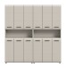 Badezimmer-Set >Ice< in Kaschmir - 180x185x30cm (BxHxT)