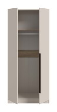 Kleiderschrank >Kopenhagen< in Kaschmir - 80x181x52cm (BxHxT)