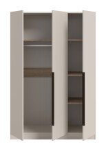 Garderobenschrank >Kopenhagen< in Kaschmir - 120x181x52cm (BxHxT)
