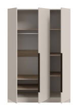 Garderobenschrank >Kopenhagen< in Kaschmir - 120x181x52cm (BxHxT)