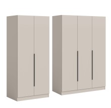 Drehtürenschrank >Kopenhagen< in Kaschmir -...