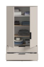 Wäscheschrank >Kopenhagen< in Kaschmir - 80x140x37cm (BxHxT)