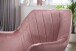 Bürostuhl >WL6.306< in Rosa / gold - 55x97x55 (BxHxT)