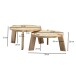 Satztisch >WL6.344< (2-teilig) in Mango, Massivholz - 32x53cm (HxD)