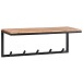 Garderobenpaneel >WL6.354< in Akazie / schwarz - 70x27x30 (BxHxT)