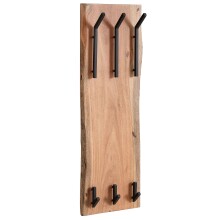 Wandgarderobe >WL6.360< in Akazie / schwarz -...