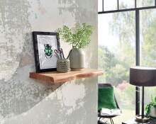 Wandboard >WL6.512< in Akazie, Massivholz - 40x4x26cm (BxHxT)
