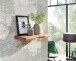 Wandboard >WL6.512< in Akazie, Massivholz - 40x4x26cm (BxHxT)