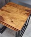 Satztisch >WL6.520< (3-teilig) in Sheesham - 40x42x40 (BxHxT)