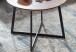 Couchtisch >WL6.526< in Sheesham, Massivholz / Edelstahl - 45x60cm (HxD)