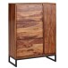 Schuhkommode >WL6.531< in Sheesham - 88x120x40 (BxHxT)
