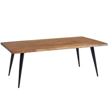 Couchtisch >WL6.543< in Sheesham / schwarz -...