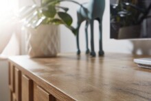 Lowboard >WL6.578< in Eiche Dekor, Holzwerkstoff - 160x51x40cm (BxHxT)