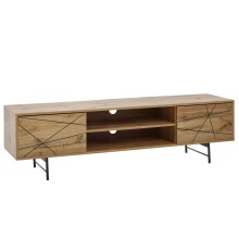 Lowboard >WL6.579< in Eiche Dekor, Holzwerkstoff -...