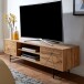 Lowboard >WL6.579< in Eiche Dekor, Holzwerkstoff - 160x45x40cm (BxHxT)