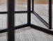 Satztisch >WL6.602< (2-teilig) in Schwarz, Metall - 40x45x40cm (BxHxT)