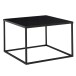 Couchtisch >WL6.603< in Schwarz, Metall - 60x40x60cm (BxHxT)