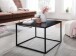 Couchtisch >WL6.603< in Schwarz, Metall - 60x40x60cm (BxHxT)