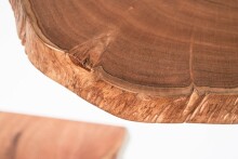 Wandboard >WL6.776< (3-teilig) in Akazie, Massivholz - 47x4x26cm (BxHxT)