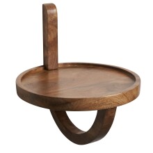 Wandboard >WL6.788< in Mango, Massivholz - 33x30cm...