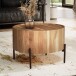 Couchtisch >WL6.844< in Akazie, Massivholz - 41x60cm (HxD)