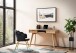 Schreibtisch >WL6.874< in Eiche Dekor, Holzwerkstoff - 120x77x55cm (BxHxT)