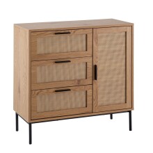 Kommode >WL6.877< in Eiche Dekor, Holzwerkstoff -...