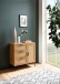 Kommode >WL6.877< in Eiche Dekor, Holzwerkstoff - 80x82x36cm (BxHxT)